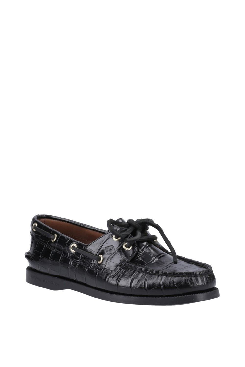 Sperry Sperry Women's Authentic 2 Eye Boat Shoe in Black