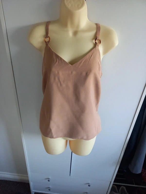 Topshop Just dropped! 'Topshop' brown cami top