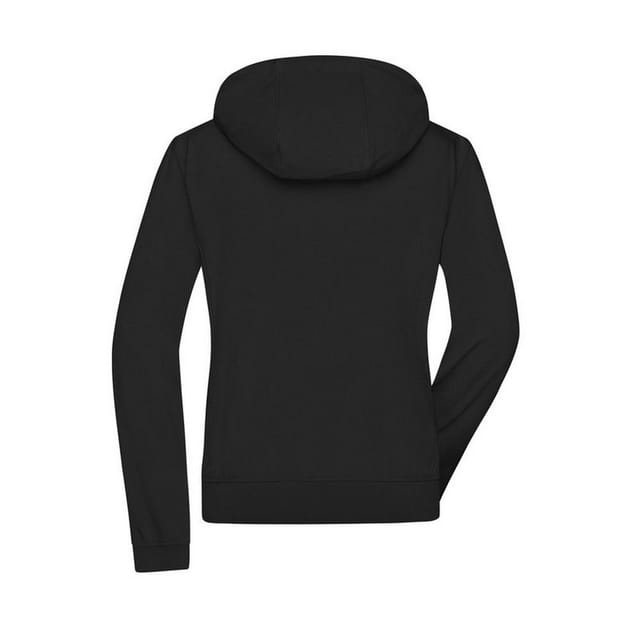 James and Nicholson James and Nicholson Women's Hooded Soft Shell Jacket in Black - 2