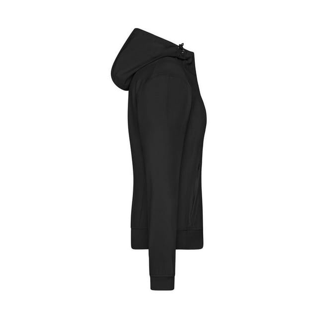 James and Nicholson James and Nicholson Women's Hooded Soft Shell Jacket in Black - 3