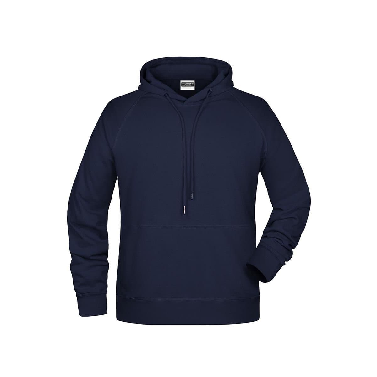 James and Nicholson James and Nicholson Men's Plain Hoodie in Navy
