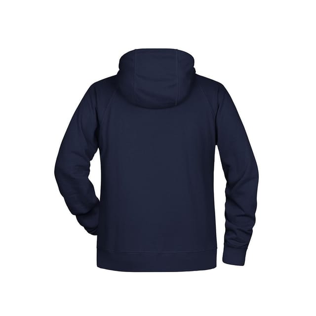 James and Nicholson James and Nicholson Men's Plain Hoodie in Navy - 2