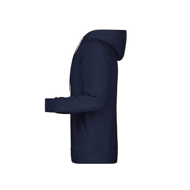 James and Nicholson James and Nicholson Men's Plain Hoodie in Navy - 3