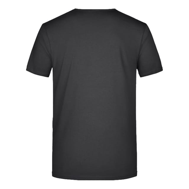 James and Nicholson James and Nicholson Men's V Neck Slim T-Shirt in Black - 2