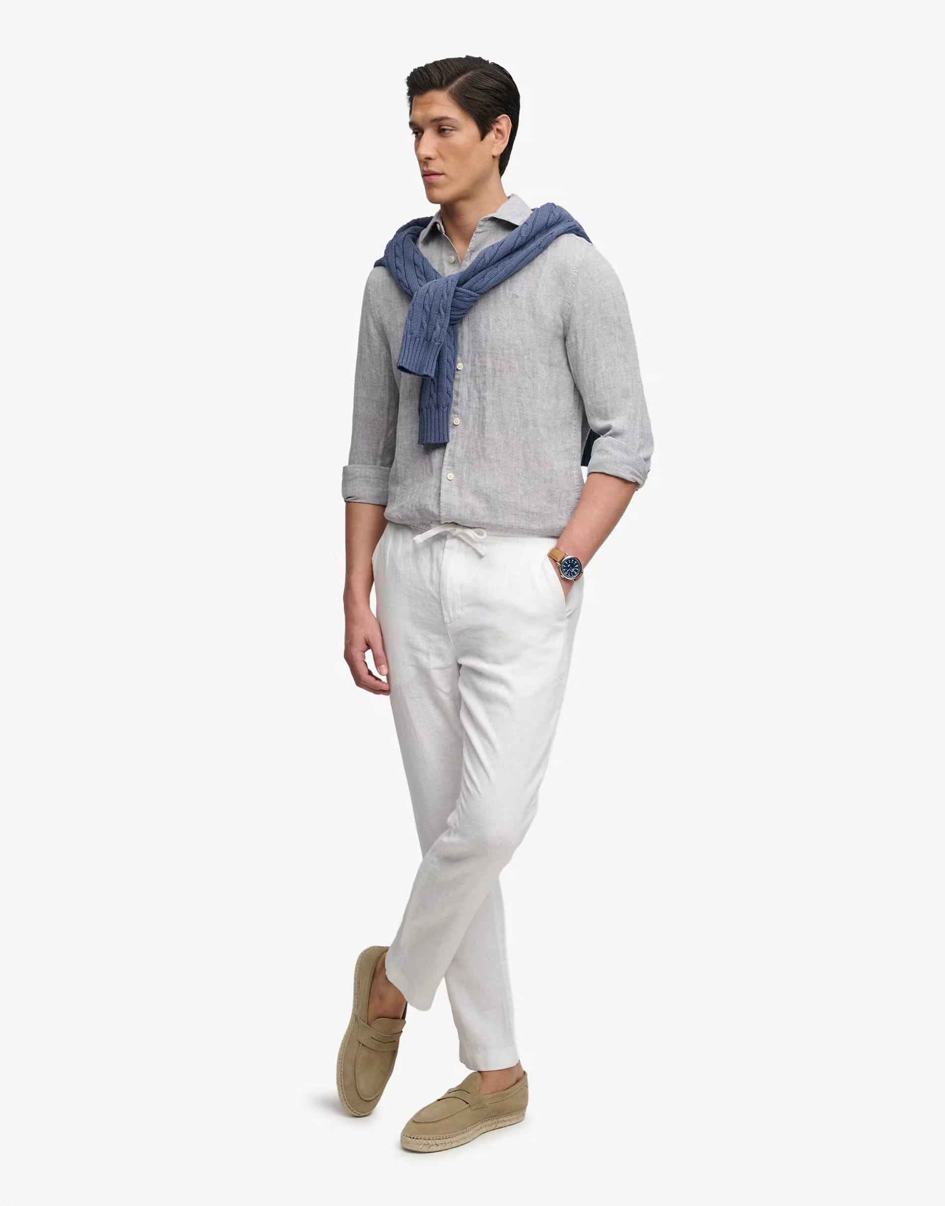 ASOS Optic Linen Pants for Men