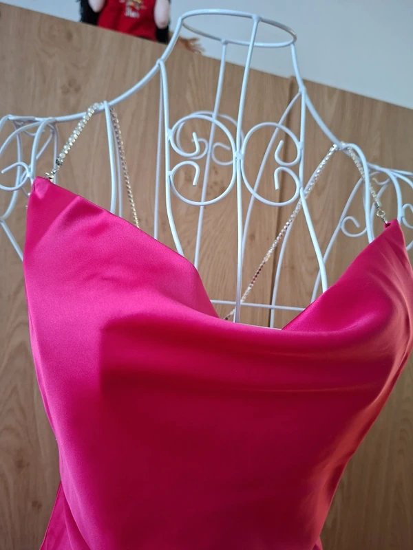 ASOS satin diamante trim strap mini dress - 1