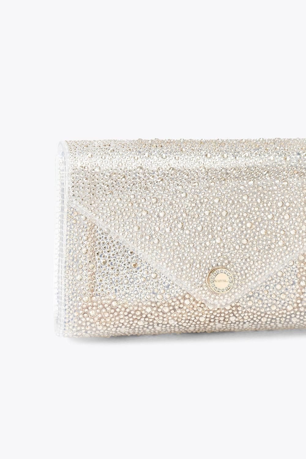 Carvela Carvela Women's 'Positano Vinyl Clutch' Bag in Gold - 4