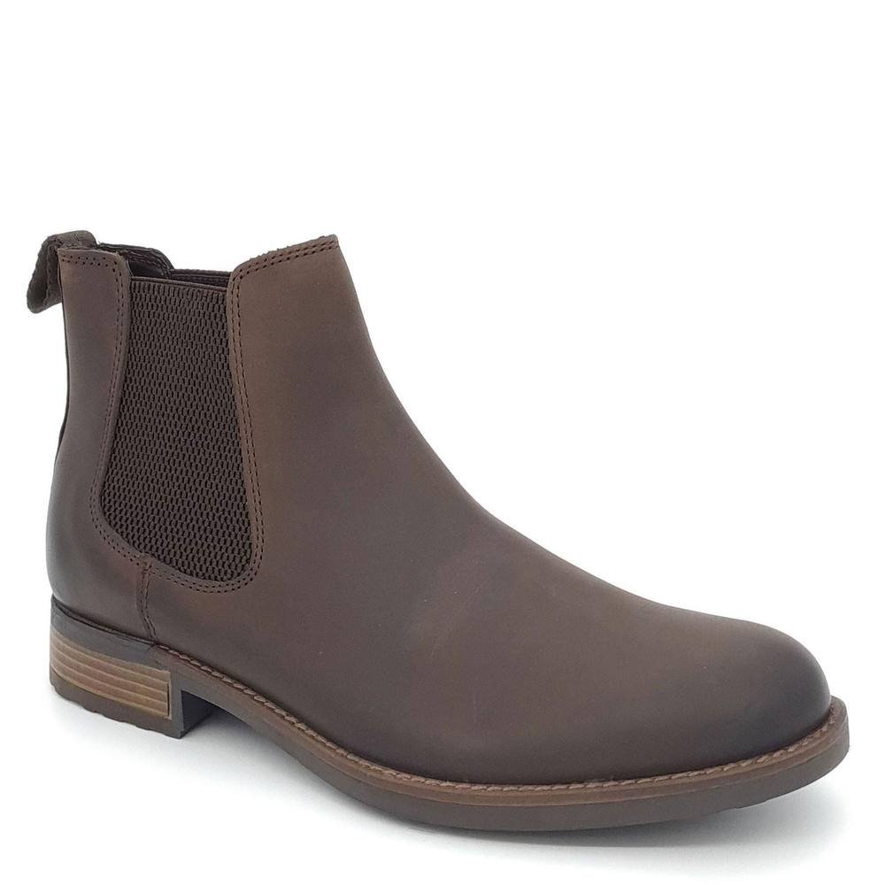 HX London HX London Men's Hampton Leather Chelsea Boots in Brown - 2
