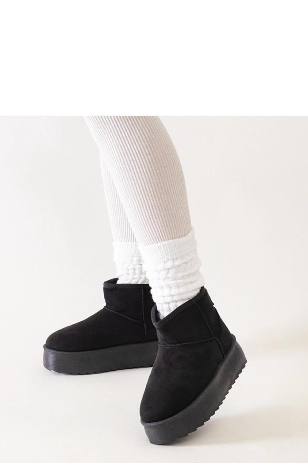 Love Lace Love Lace Women's Snow Boots Slip On High Platform Comfort Round Toe Insulated in Black