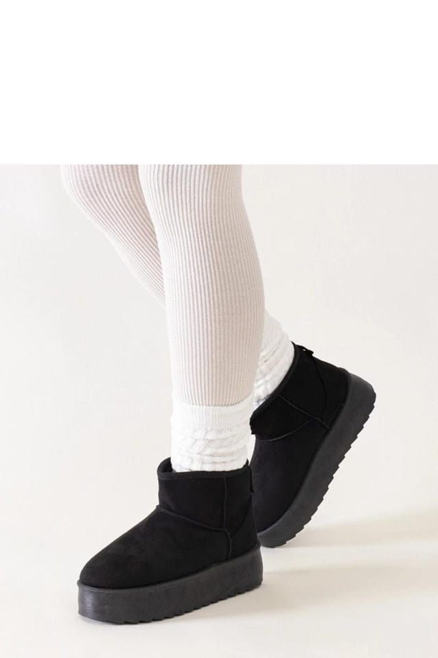 Love Lace Love Lace Women's Snow Boots Slip On High Platform Comfort Round Toe Insulated in Black - 2