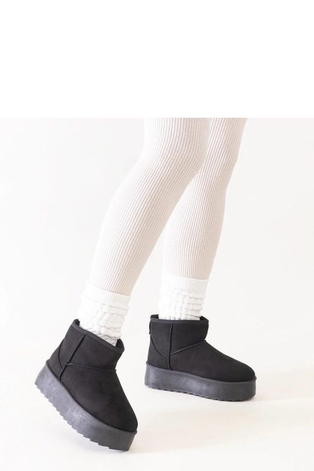 Love Lace Love Lace Women's Snow Boots Slip On High Platform Comfort Round Toe Insulated in Black - 3