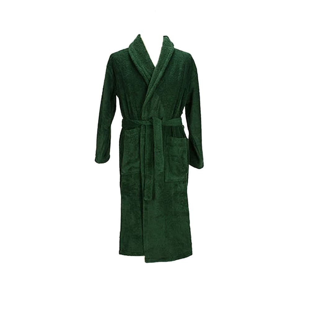 ARTG ARTG Men's Shawl Collar Robe in Dark Green