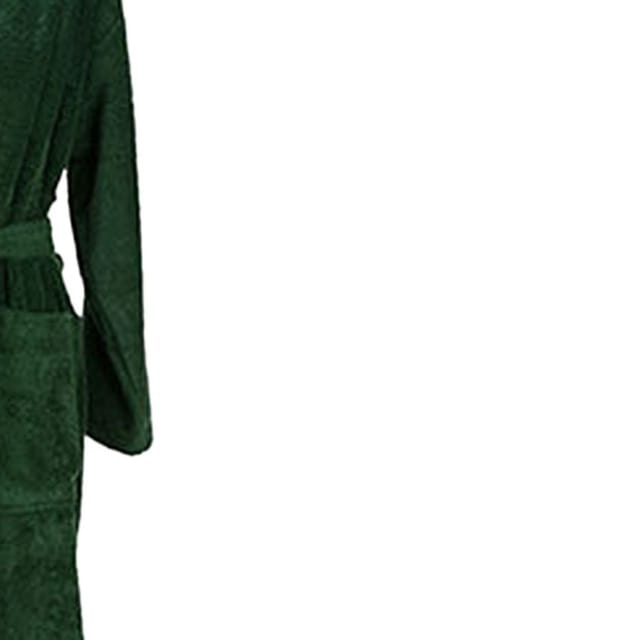 ARTG ARTG Men's Shawl Collar Robe in Dark Green - 2