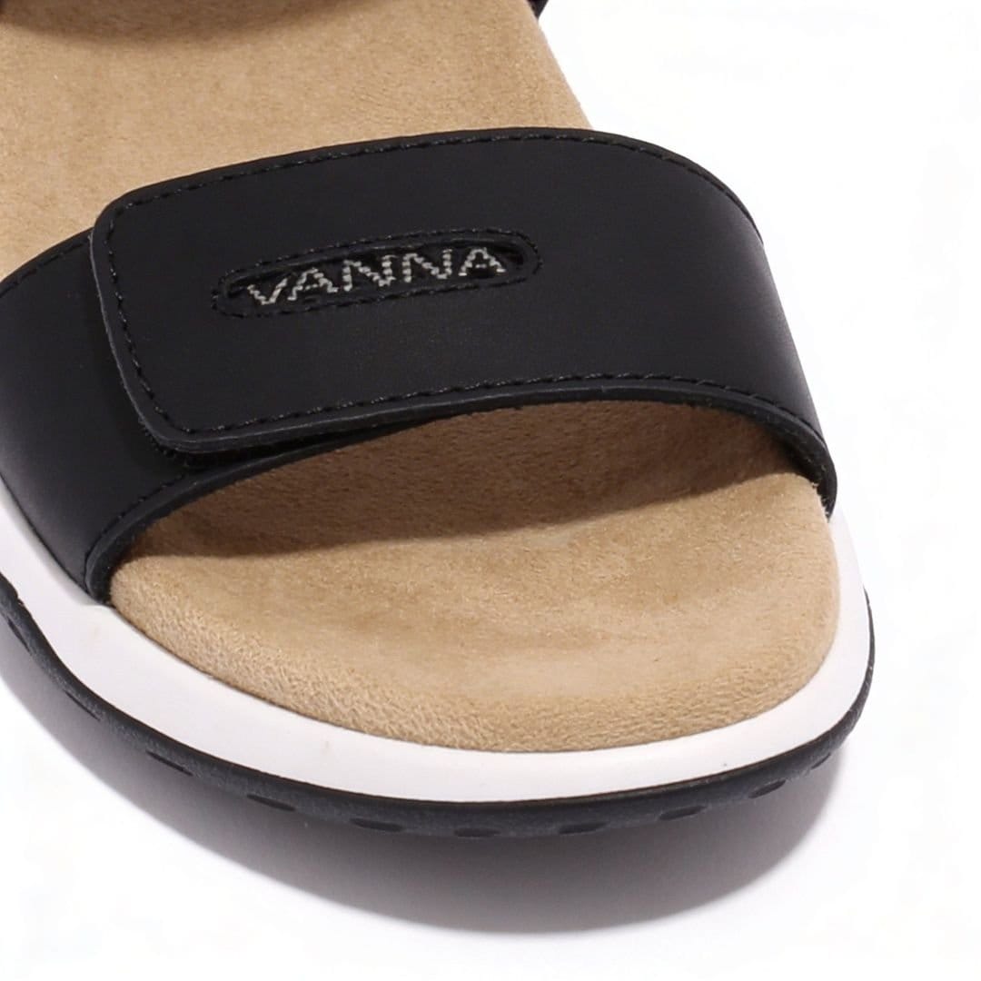 Free spirit Free spirit Women's Grenada Strap Cross Strap Sandals in Black - 4