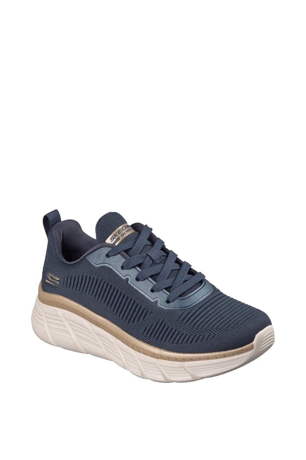 Skechers Skechers Women's Bobs B Flex Hi Flying Trainers in Navy