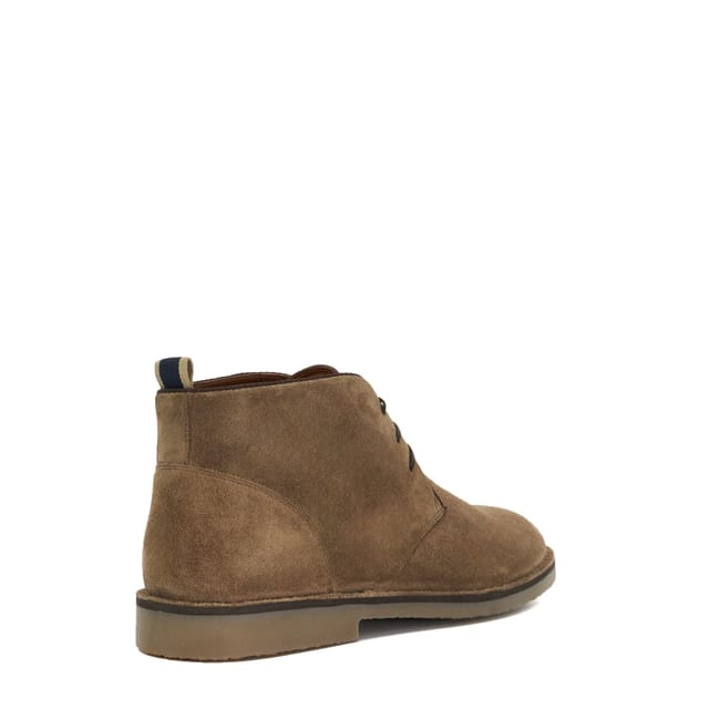 Dune London Dune London Men's 'Cashed' Suede Chukka Boots in Natural - 3