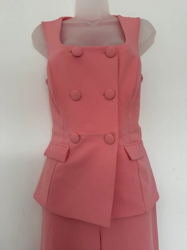 River Island * NEW * (no tags) River Island Waistcoat Button Jumpsuit - L : UK 14/16 - 1