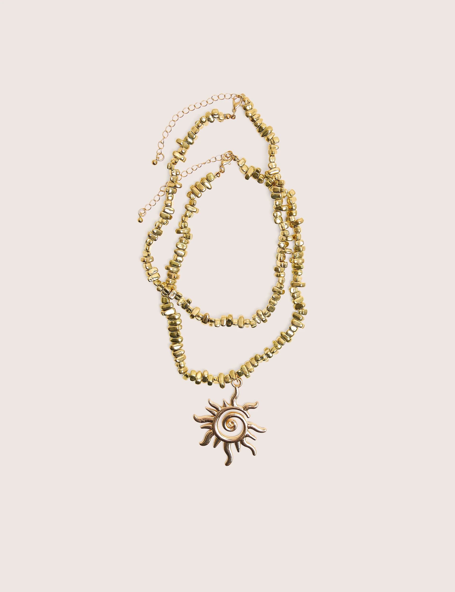 Public Desire Layered Sunshine Necklace in Gold