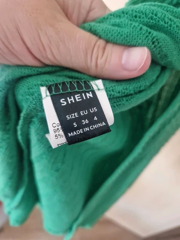 Shein Strappy thin knit dress with side split
