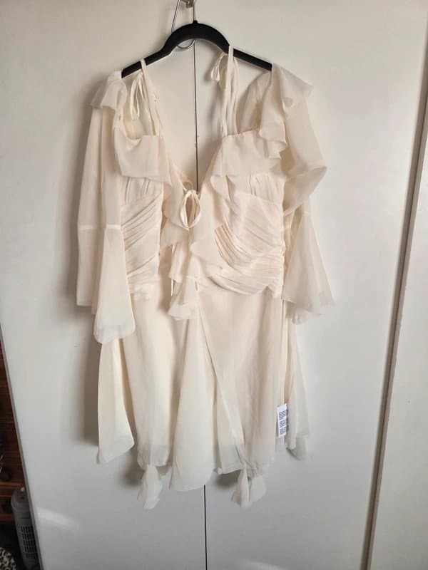 ASOS Asos chiffon frilly dress