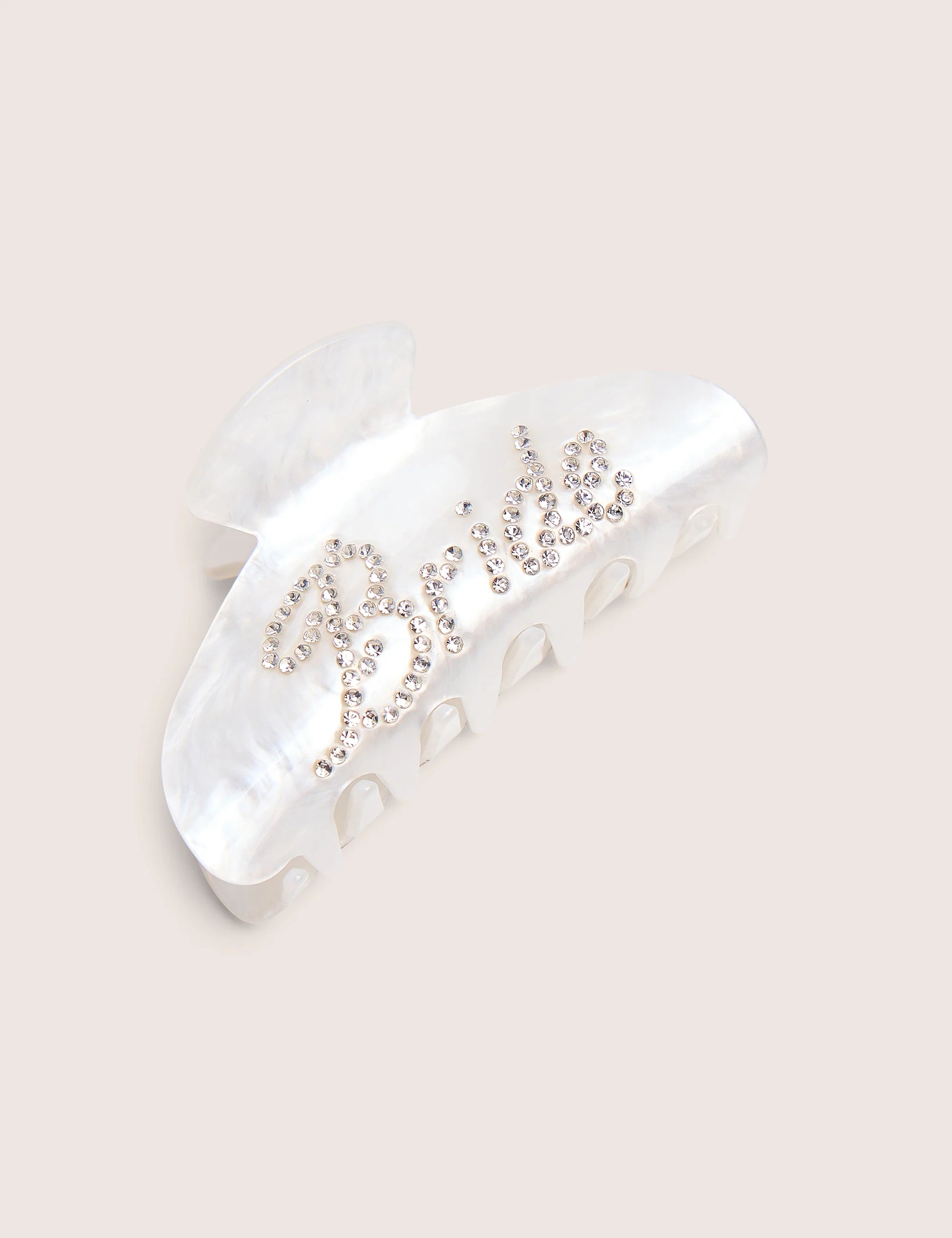 Public Desire Bride Embellished Hair Claw Clip Pearl White - 2