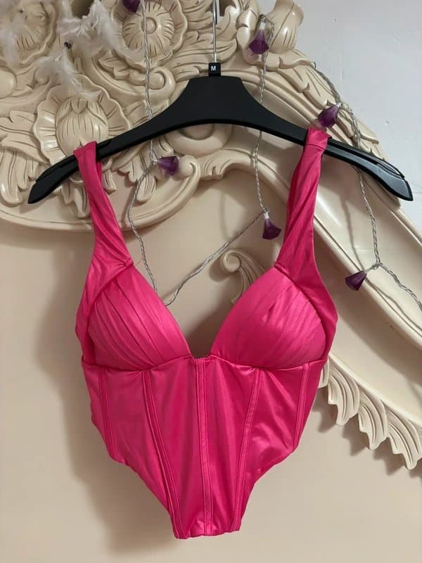 ASOS ASOS Luxe Pink Corset Top