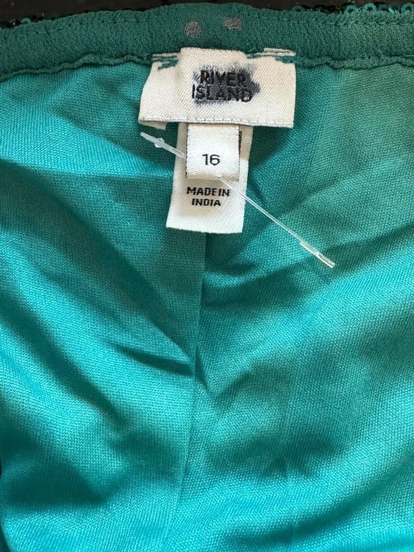 River Island NEW (no tags) River Island Sequin Halter Neck Mini Dress - sz16