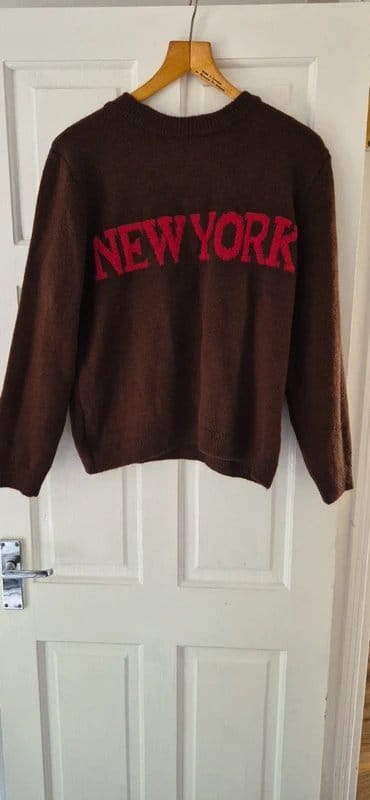ASOS Brown Crochet Jumper