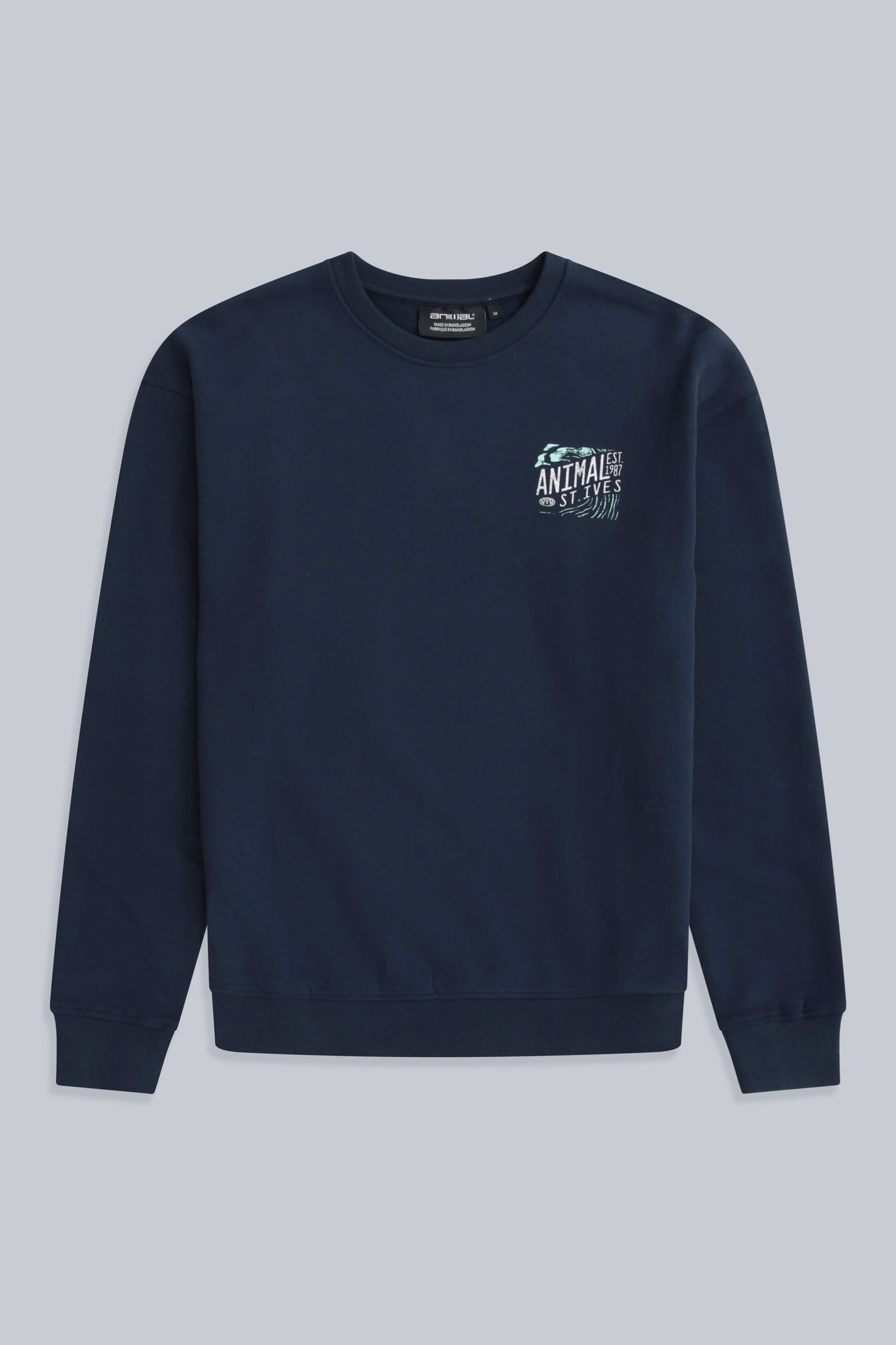 Animal Navy Soft Cotton Casual Sweatshirt