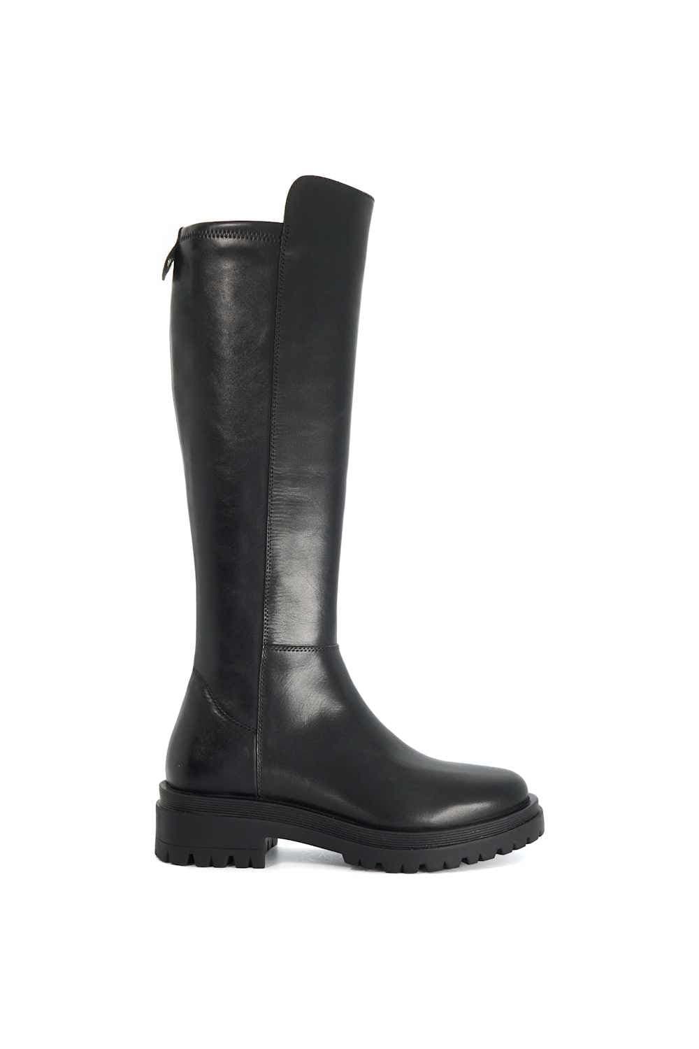 Dune London Dune London Women's 'Tempers' Leather Knee High Boots in Black