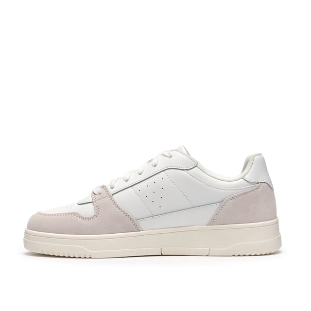 Clarks Clarks Men's Newick Lace White Trainers, Lace Up - 2
