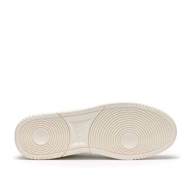 Clarks Clarks Men's Newick Lace White Trainers, Lace Up - 3