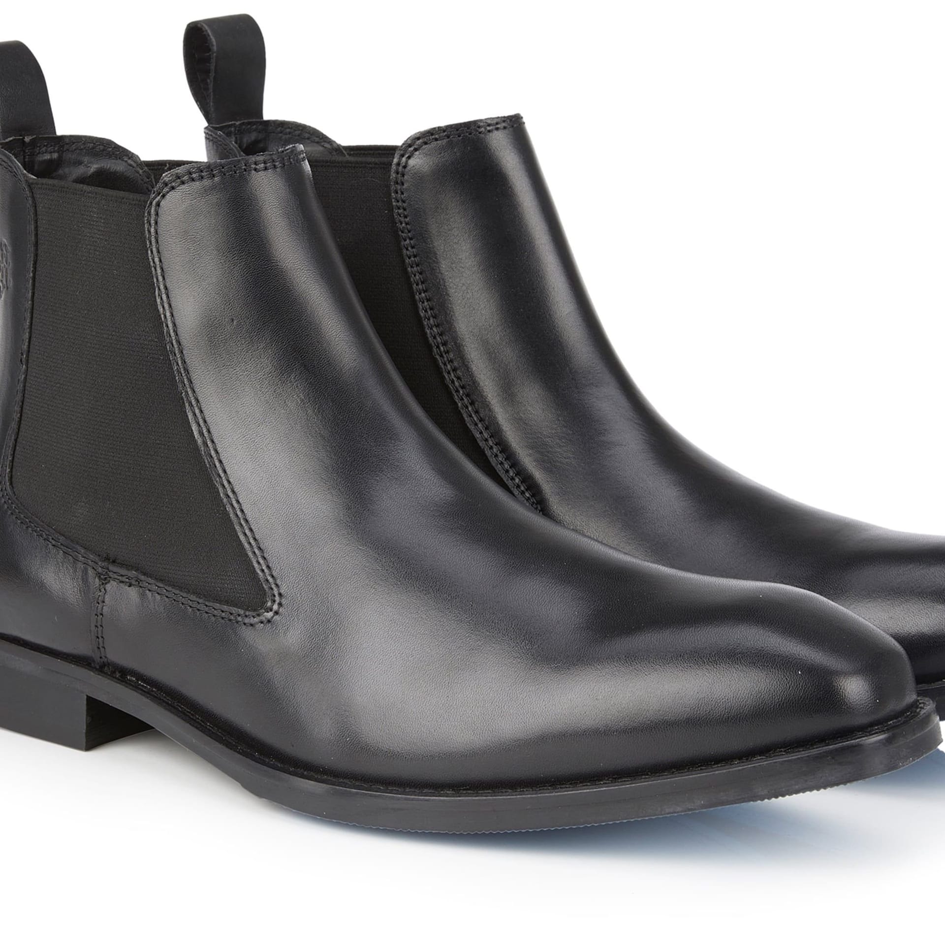 Amen Shoes Amen Shoes Men's Dundalk Leather Chelsea Boots in Black - 4
