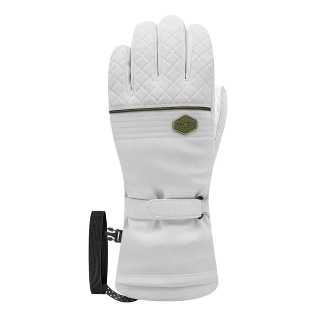 Racer Racer Women's 'GSNOW5' Waterproof Polymax® Insulated Ski Gloves in White - 2