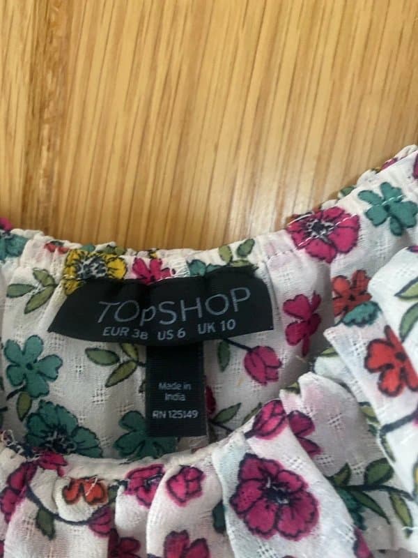 Topshop Floral cami