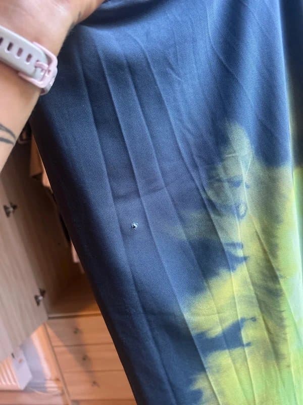 Topshop Tie dye mesh maxi skirt