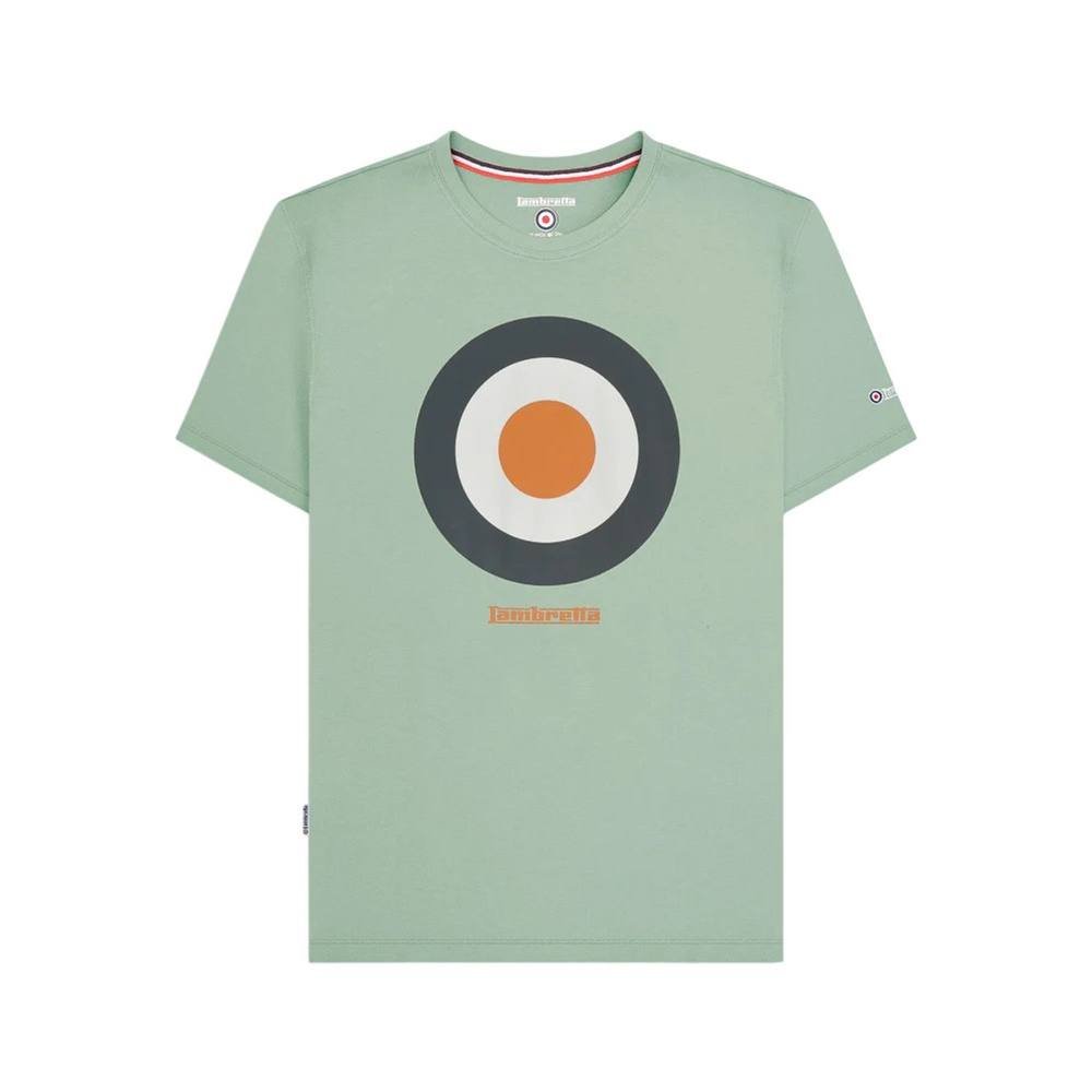 Lambretta Lambretta Men's Target Cotton T-Shirt in Light Green - 4