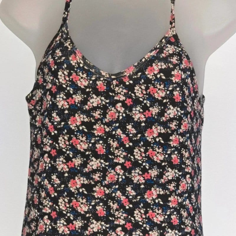 Primark Black Floral Print Maxi Dress