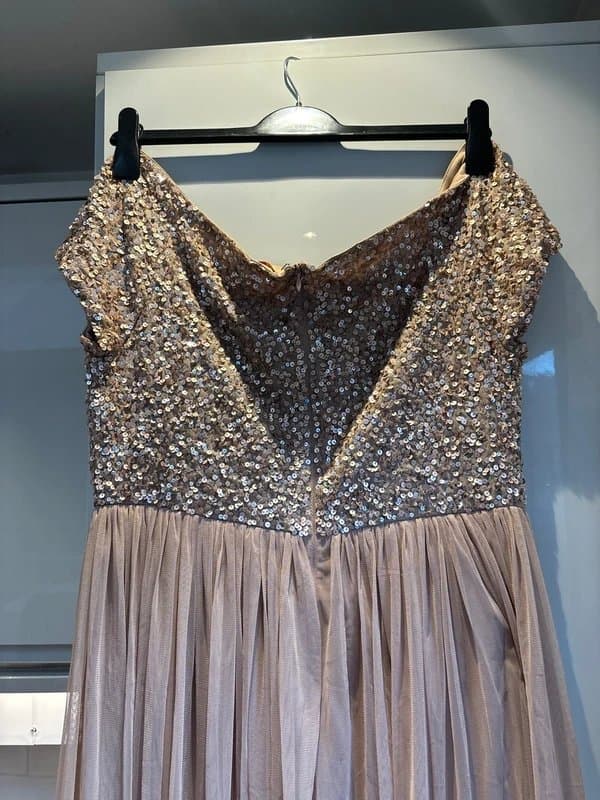 ASOS Rose Gold Bridesmaids dress