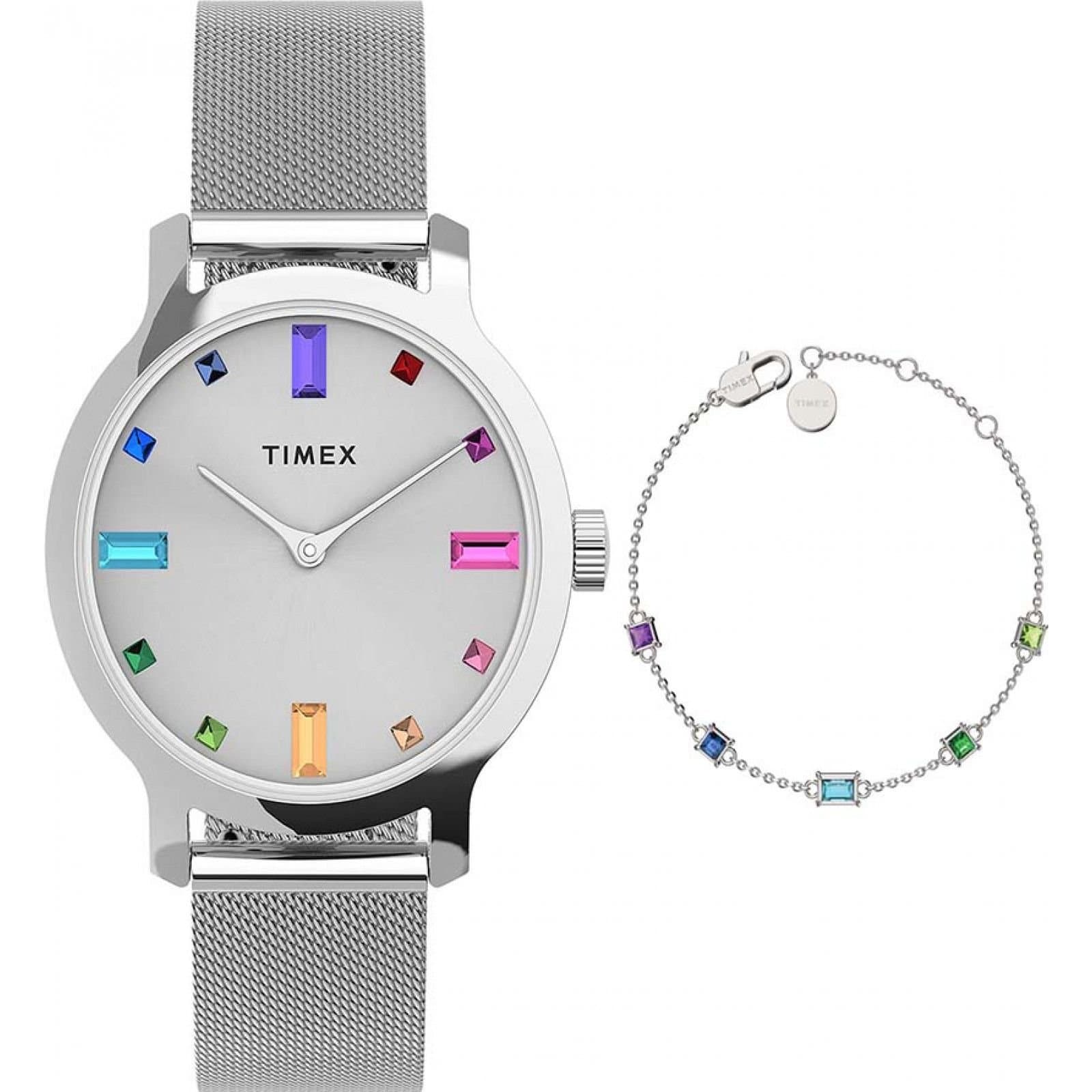 Timex Timex Women's TWG066900 Classic 31mm Quartz Watch in Silver