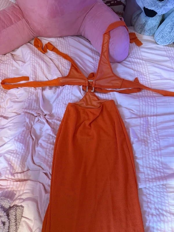 Shein SHEIN Orange dress