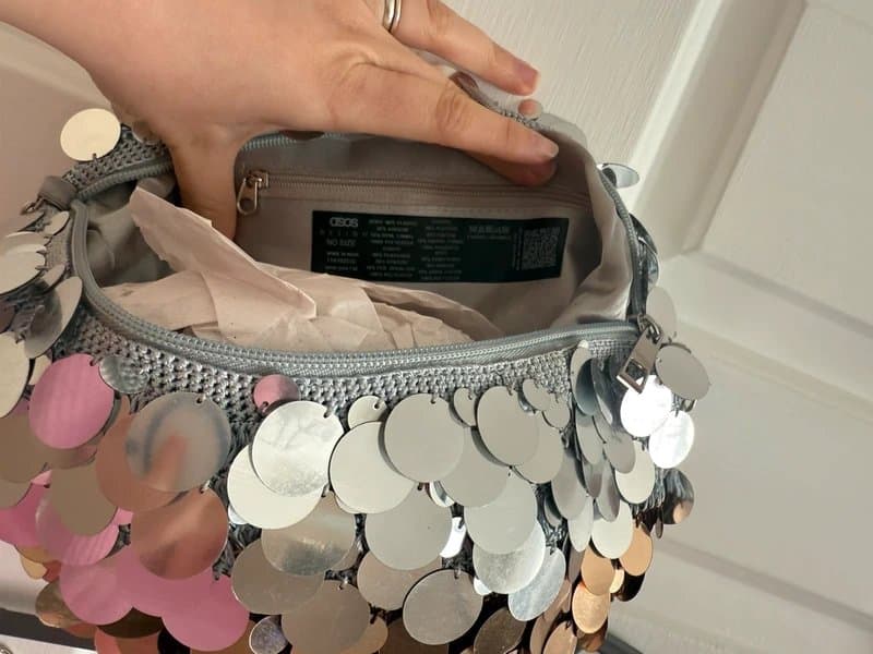 ASOS Sequin handbag