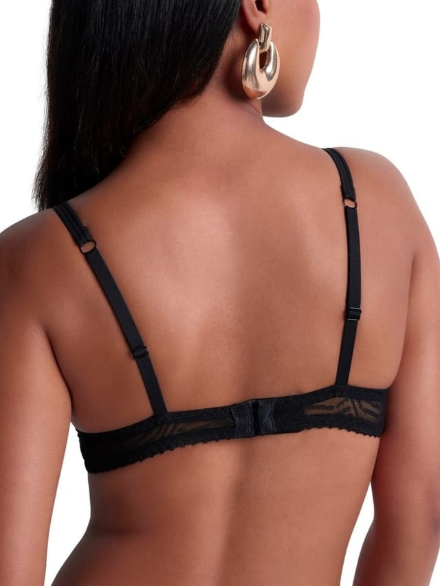 Aubade Aubade Women's Vibes Moulded Push-Up Bra in Black - 2