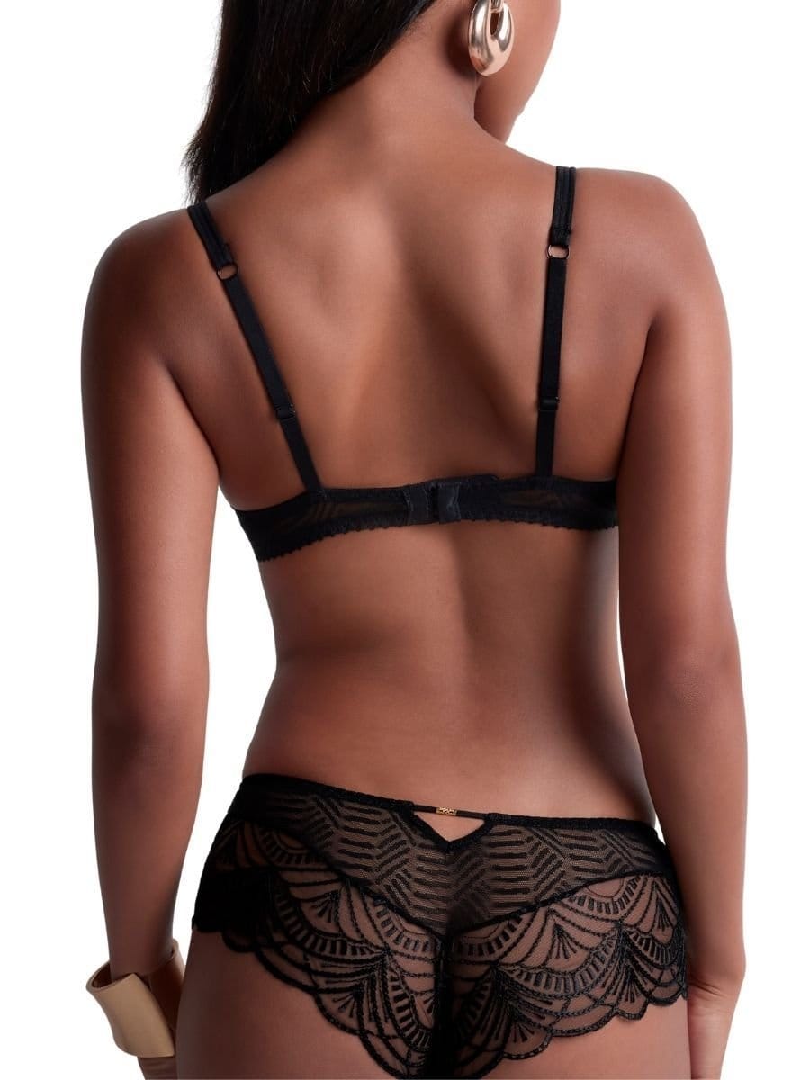 Aubade Aubade Women's Vibes Moulded Push-Up Bra in Black - 4