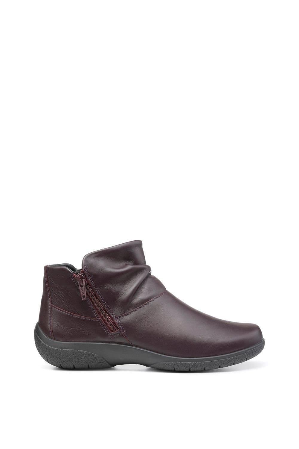 Hotter Hotter Women's Wide Fit 'Murmur' Ankle Boots in Wine