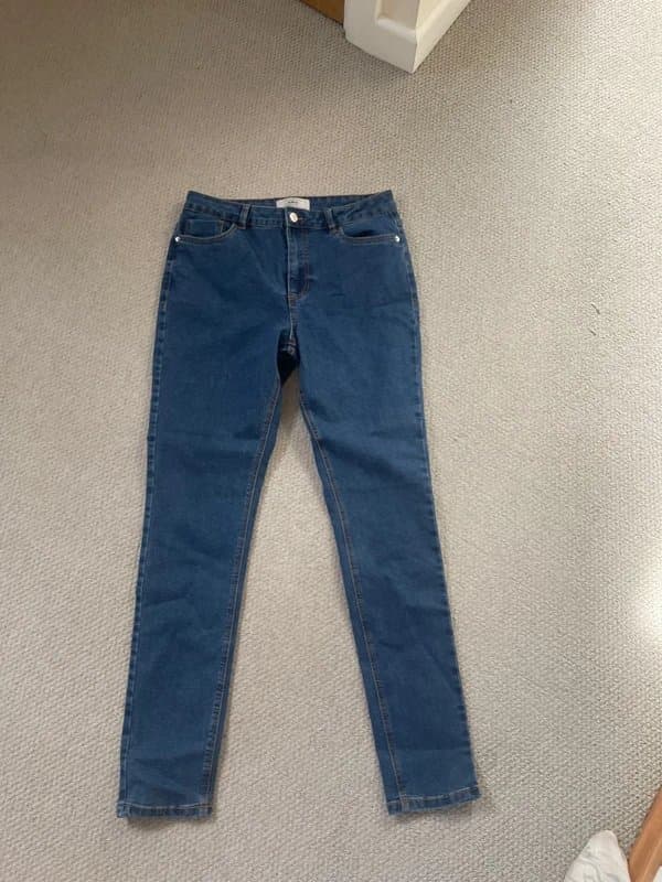 New Look Dark blue miorise skinny jeans !