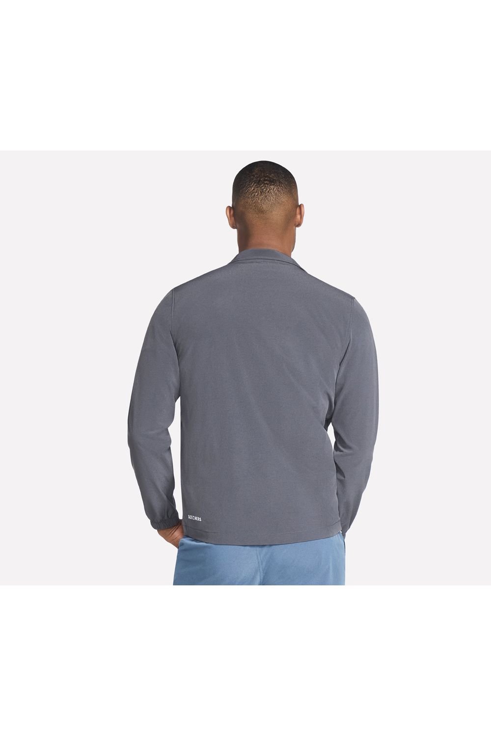 Skechers Skechers Men's The Gowalk Everywhere Full Zip Jacket Asphalt in Black - 4