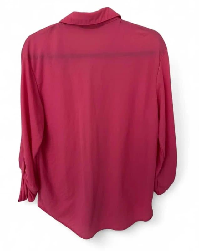 Primark Primark Pink Buttoned Shirt with Foldable Sleeves