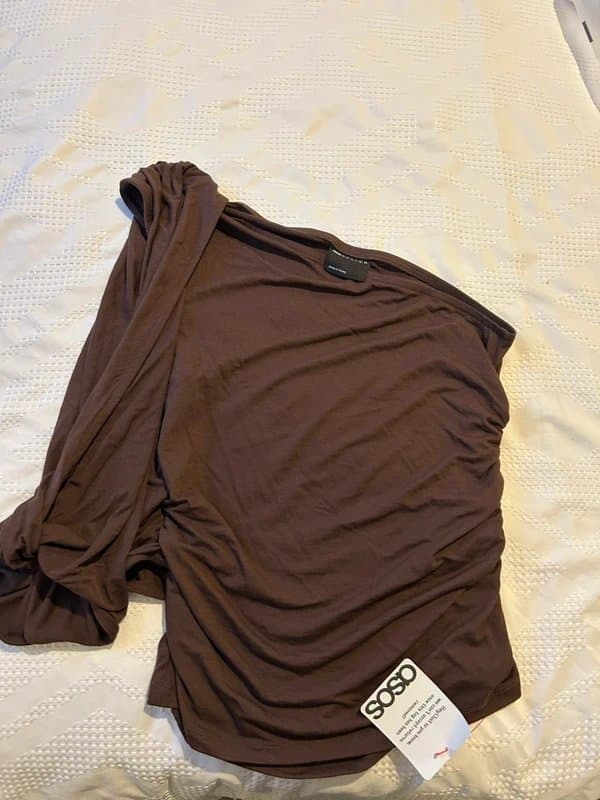 ASOS ASOS Design Brown top