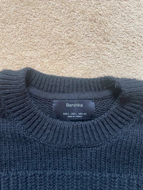 Bershka Black Bershka knitted jumper